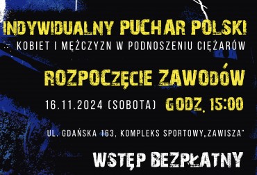 INDYWIDUALNY PUCHAR POLSKI KOBIET I MĘŻCZYZN, BYDGOSZCZ 2024