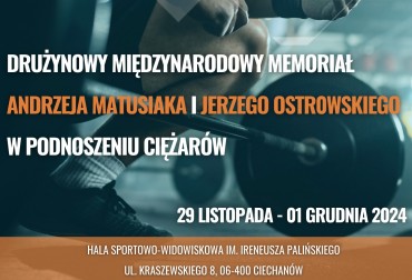 Drużynowy Międzynarodowy Memoriał Andrzeja Matusiaka i Jerzego Ostrowskiego.